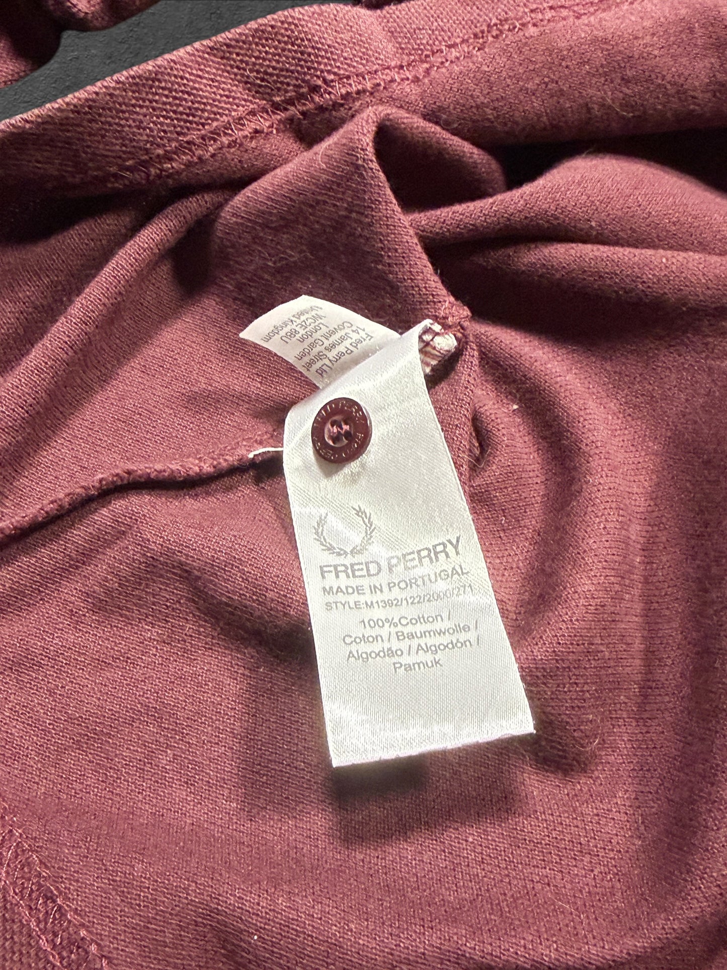 Fred Perry Langarm Polohemd L